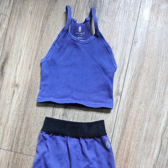 Free People Happiness Runs 2-Style Bundle Purple XS/S - Picture 5 of 5
